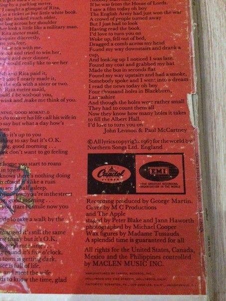 The Beatles : Sgt. Pepper's Lonely Hearts Club Band (LP, Album, RE, Gat)