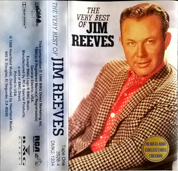 Jim Reeves : The Very Best Of Jim Reeves (2xCass, Comp, Dol)