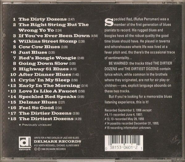 Speckled Red : The Dirty Dozens (CD, RE)