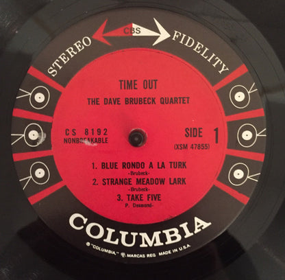 The Dave Brubeck Quartet : Time Out (LP, Album, RE)