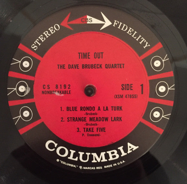 The Dave Brubeck Quartet : Time Out (LP, Album, RE)