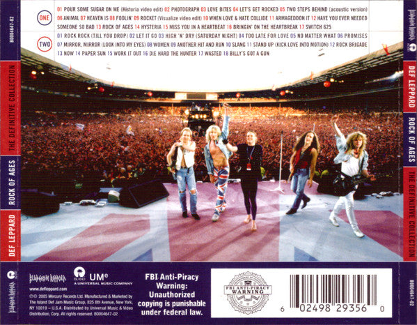 Def Leppard : Rock Of Ages (The Definitive Collection) (2xCD, Comp)