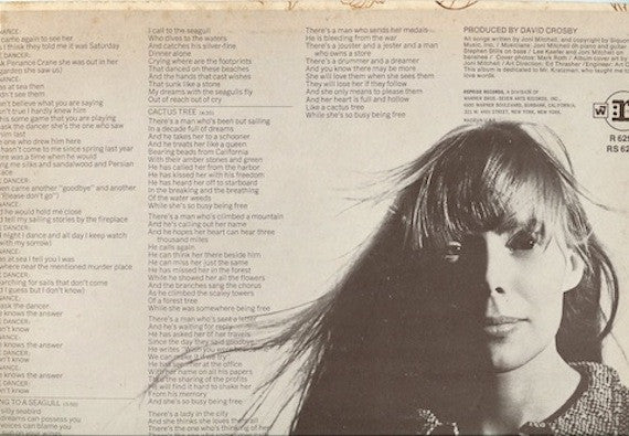Joni Mitchell : Song To A Seagull (LP, Album, Pit)