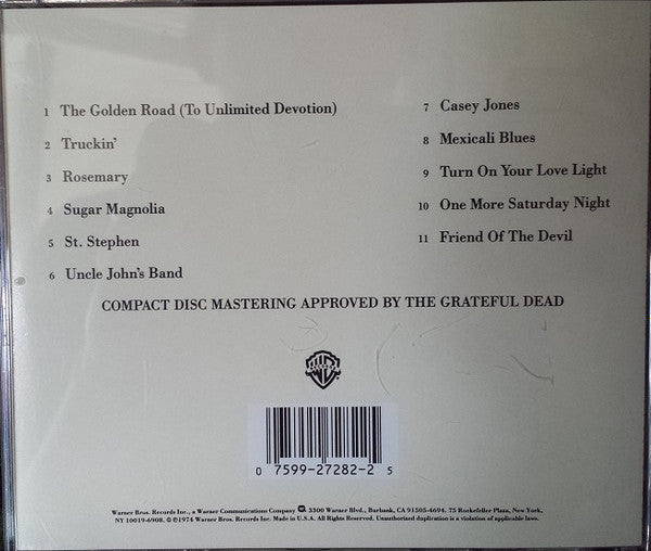 Grateful Dead* : The Best Of "Skeletons From The Closet" (CD, Comp, RE, RM)
