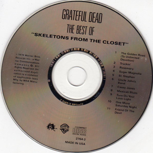 Grateful Dead* : The Best Of "Skeletons From The Closet" (CD, Comp, RE, RM)