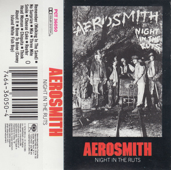 Aerosmith : Night In The Ruts (Cass, Album)