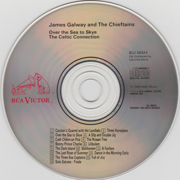 James Galway & The Chieftains : Over The Sea To Skye (CD, Album, Club)
