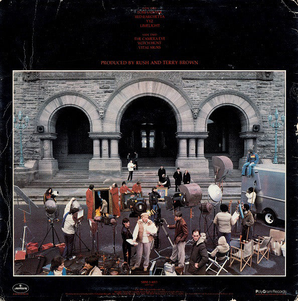 Rush : Moving Pictures (LP, Album, Pre)