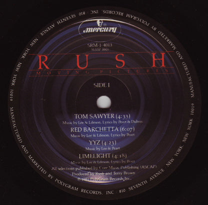 Rush : Moving Pictures (LP, Album, Pre)