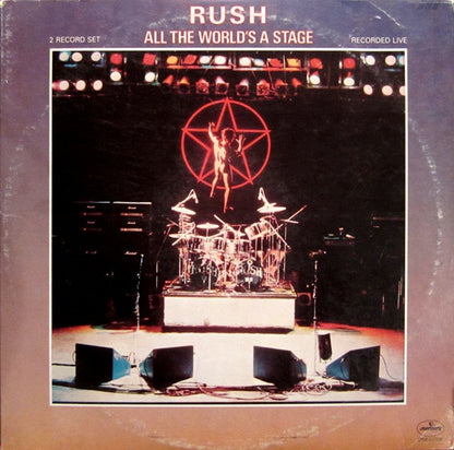 Rush : All The World's A Stage (2xLP, Album, Ter)