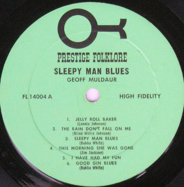 Geoff Muldaur : Sleepy Man Blues (LP, Album, Mono)