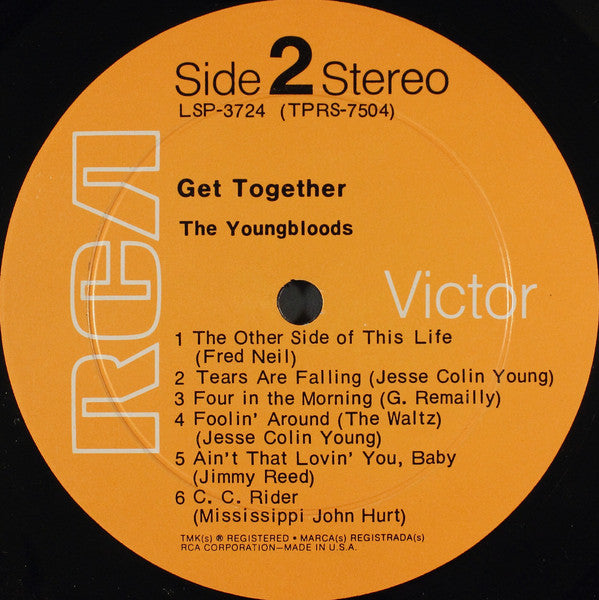 The Youngbloods : Get Together "The Youngbloods First Album" (LP, Album, RE, Hol)