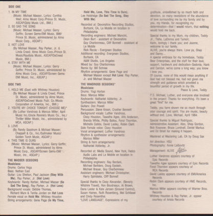 Teddy Pendergrass : Love Language (Cass, Album, AR,)