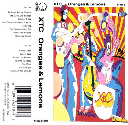 XTC : Oranges & Lemons (Cass, Album, SR,)