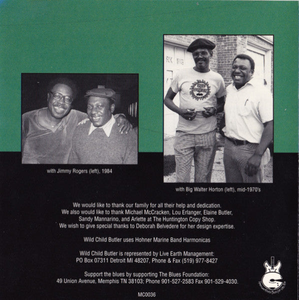 Wild Child Butler With Special Guests Jimmy Rogers & Pinetop Perkins : Lickin' Gravy (CD, Album)