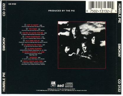 Humble Pie : Smokin' (CD, Album, RE)