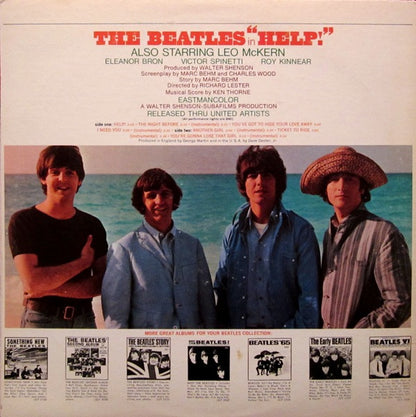 The Beatles : Help! (The Original Motion Picture Soundtrack)  (LP, Album, RE, Grn)