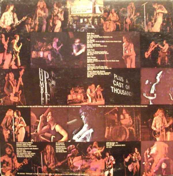 Humble Pie : Performance Rockin' The Fillmore (2xLP, Album, Mon)