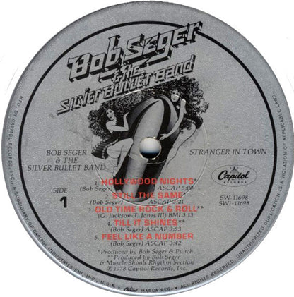 Bob Seger & The Silver Bullet Band* : Stranger In Town (LP, Album, Win)