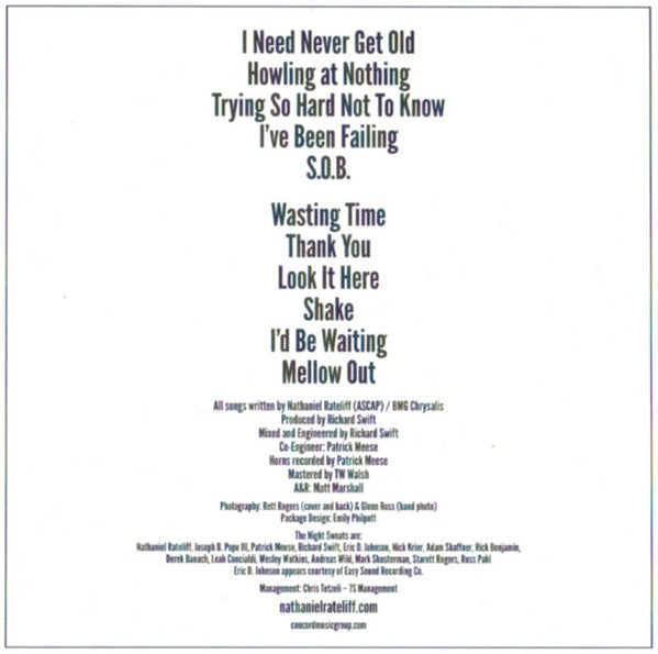 Nathaniel Rateliff & The Night Sweats* : Nathaniel Rateliff & The Night Sweats (CD, Album)