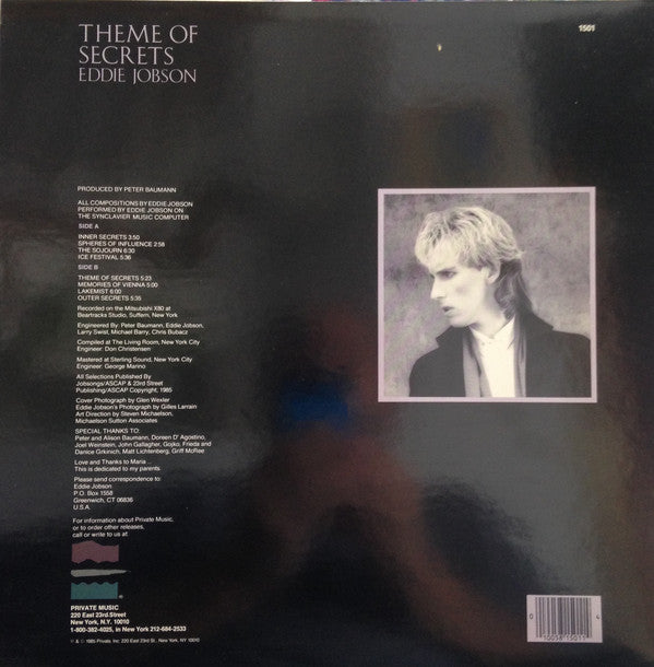 Eddie Jobson : Theme Of Secrets (LP, Album)