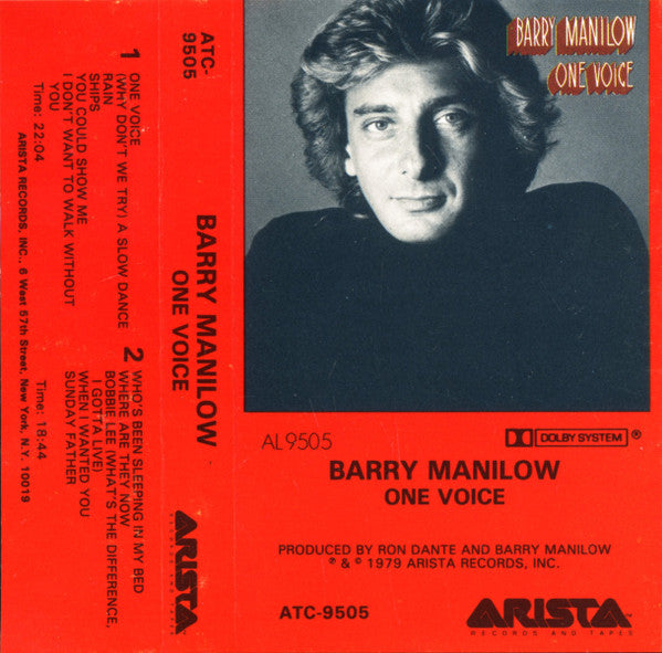 Barry Manilow : One Voice (Cass, Album)