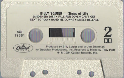 Billy Squier : Signs Of Life (Cass, Album, Club)