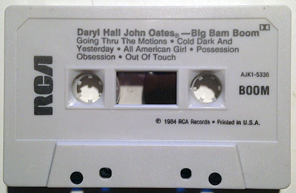Daryl Hall / John Oates* : Big Bam Boom (Cass, Album, RE, Dol)