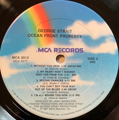George Strait : Ocean Front Property (LP, Album, Club, Car)