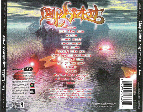 Limp Bizkit : Significant Other (CD, Album, Enh, Cle)