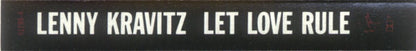 Lenny Kravitz : Let Love Rule (Cass, Album, SR,)