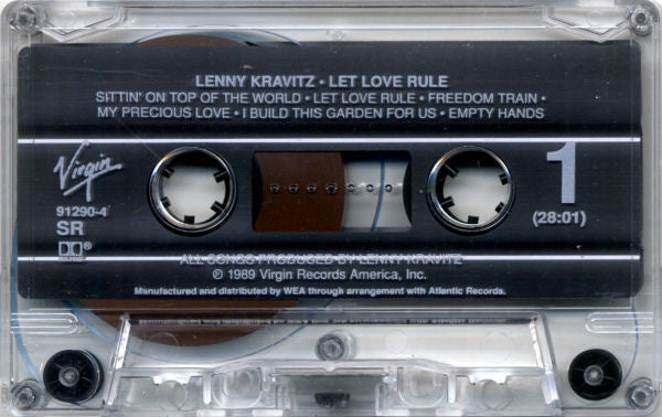 Lenny Kravitz : Let Love Rule (Cass, Album, SR,)