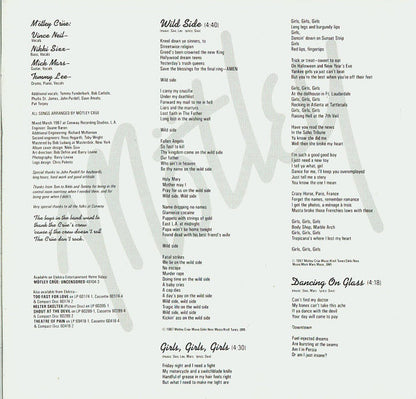 Mötley Crüe : Girls, Girls, Girls (CD, Album)