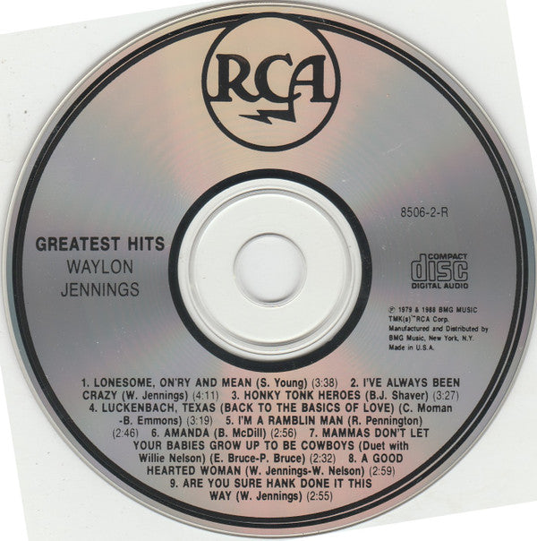 Waylon Jennings : Greatest Hits (CD, Comp)