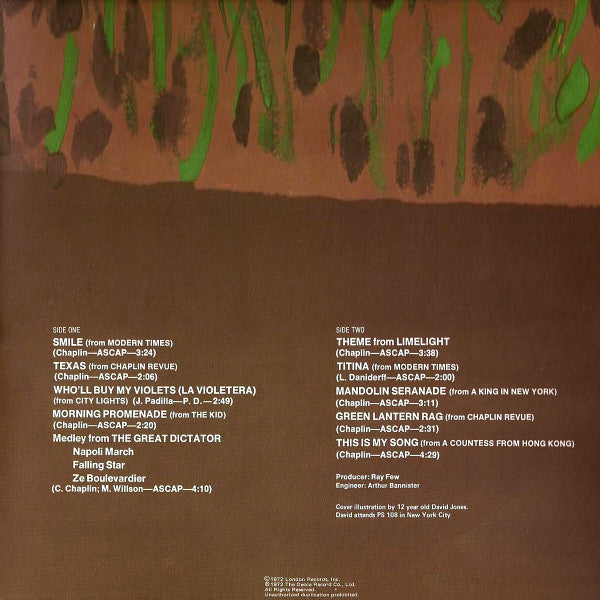 Stanley Black Conducting The London Festival Orchestra & London Festival Chorus : A Tribute To Charlie Chaplin (LP, Album)