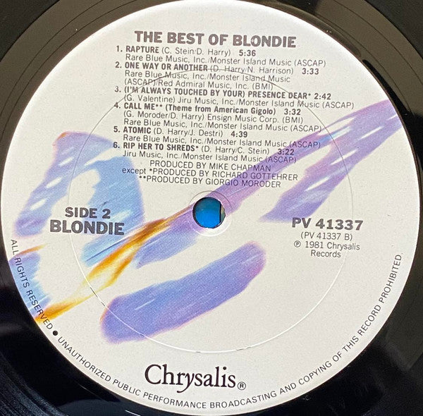 Blondie : The Best Of Blondie (LP, Comp, Club, RE)