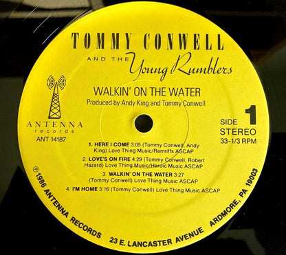 Tommy Conwell And The Young Rumblers : Walkin' On The Water (LP, Album, San)