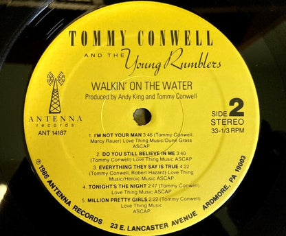 Tommy Conwell And The Young Rumblers : Walkin' On The Water (LP, Album, San)