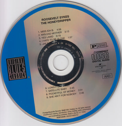 Roosevelt Sykes : The Honeydripper (CD, Album, RE, RM)