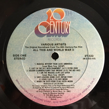 Various : All This And World War II (2xLP, Album, Ter + Box)