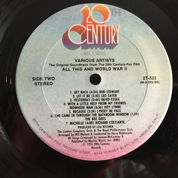 Various : All This And World War II (2xLP, Album, Ter + Box)