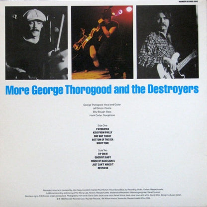 George Thorogood And The Destroyers* : More George Thorogood And The Destroyers (LP, Album, All)