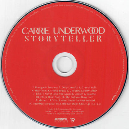 Carrie Underwood : Storyteller (CD, Album, Tar)