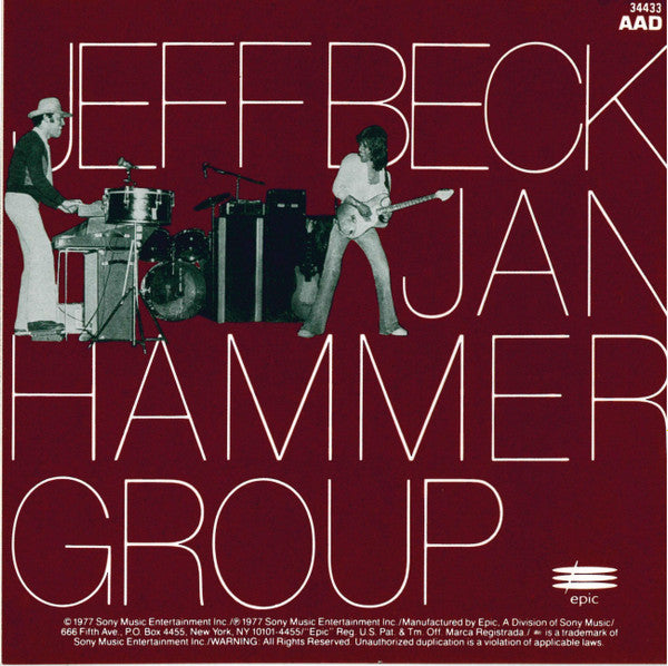 Jeff Beck With The Jan Hammer Group* : Live (CD, Album, RE, RM)