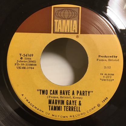Marvin Gaye & Tammi Terrell : You're All I Need To Get By (7", Single, Roc)