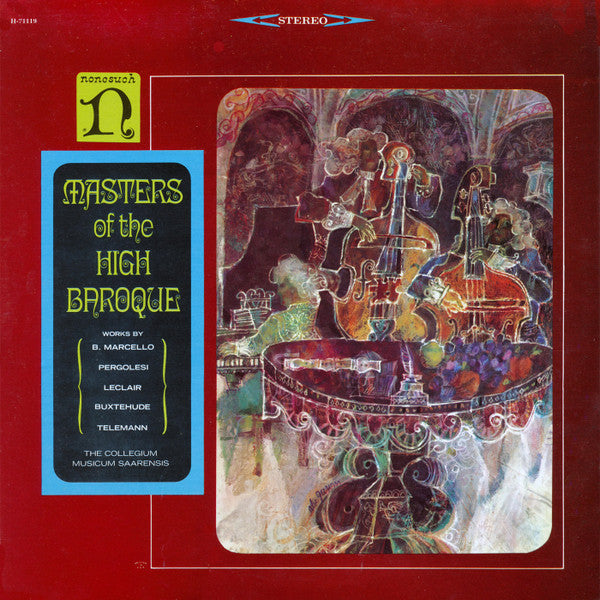 Collegium Musicum Saarensis : Masters Of The High Baroque (LP, Album, RP)