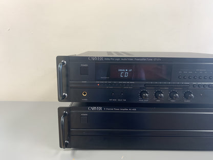 Carver CT-27v Preamp/Tuner & Carver AV-405 Power Amp