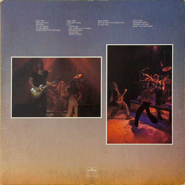 Rush : All The World's A Stage (2xLP, Album, Pit)