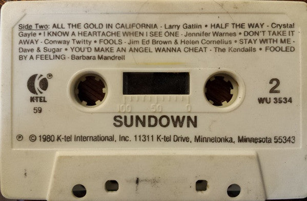 Various : Sundown (Cass, Comp)