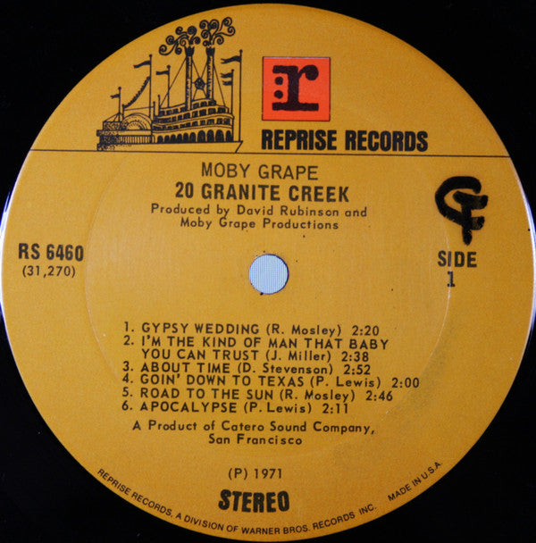 Moby Grape : 20 Granite Creek (LP, Album)